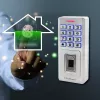 Pirkstu nospiedumu un RFID koda slēdzene QOLTEC 52447 ar IP68 aizsardzību