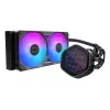 Šķidruma CPU dzesētājs Cooler Master MasterLiquid 240 Atmos II 240mm RGB, 240mm radiators, RGB apgaismojums