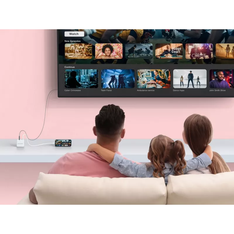 AVerMedia GC313 Universāls balts AC ātrās uzlādes iekštelpu