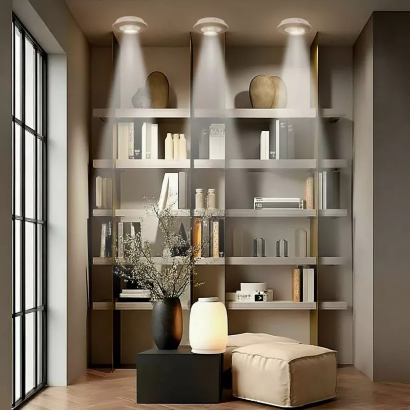 Maclean Energy MCE165 Tālvadības LED lampu komplekts, AAA baterijas, 6 gabali komplektā