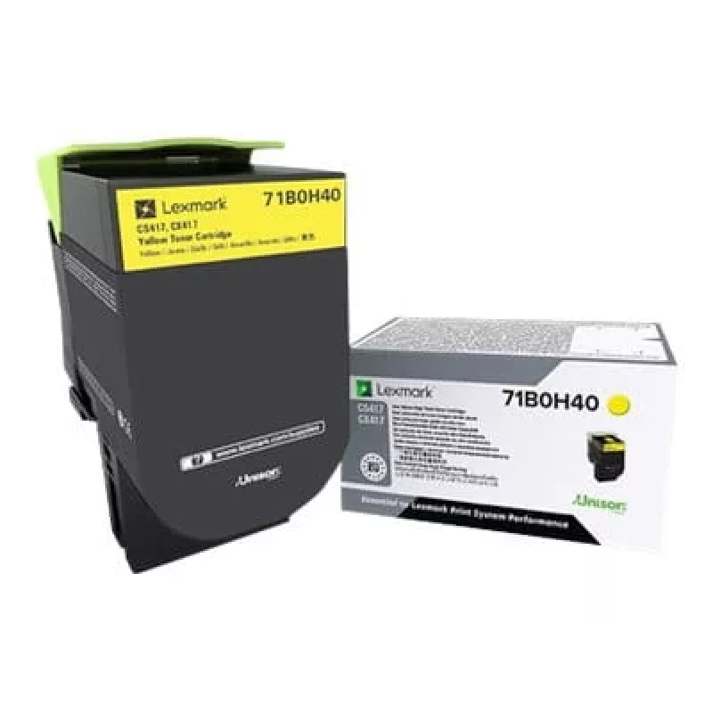 Toner Lexmark TONER REGULAR OPEN dzeltena CRTG 71B0H40 3000 lapas