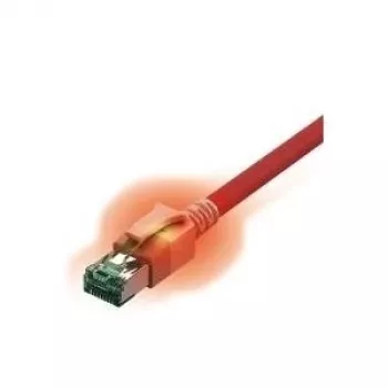 EasyLan DualBoot LED komutācijas kabelis RJ45 S/FTP Cat.6A (EA klase) - ar saCon spraudni - LSOH - sarkans - 10 m
