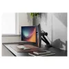 Monitoru stiprinājums DIGITUS Dual design 2×35 collu ekrāniem, skava, 2×10 kg, VESA 75×75–100×100, slīpums -45–90°