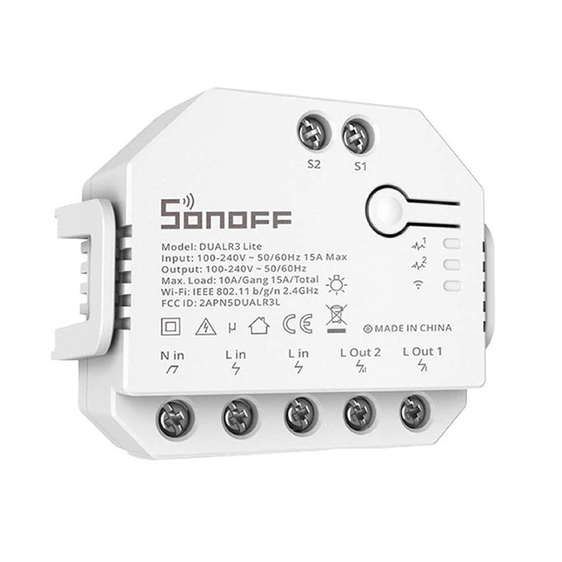 Sonoff Dual R3 Lite viedais slēdzis