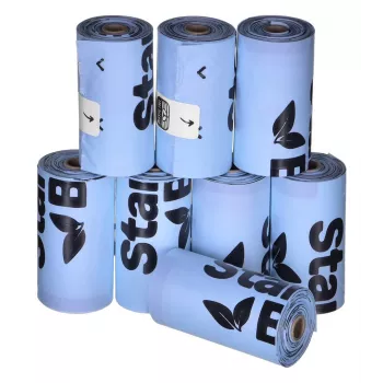 STARCH BAG - Suņu izkārnījumu maisiņi - 8 x 15