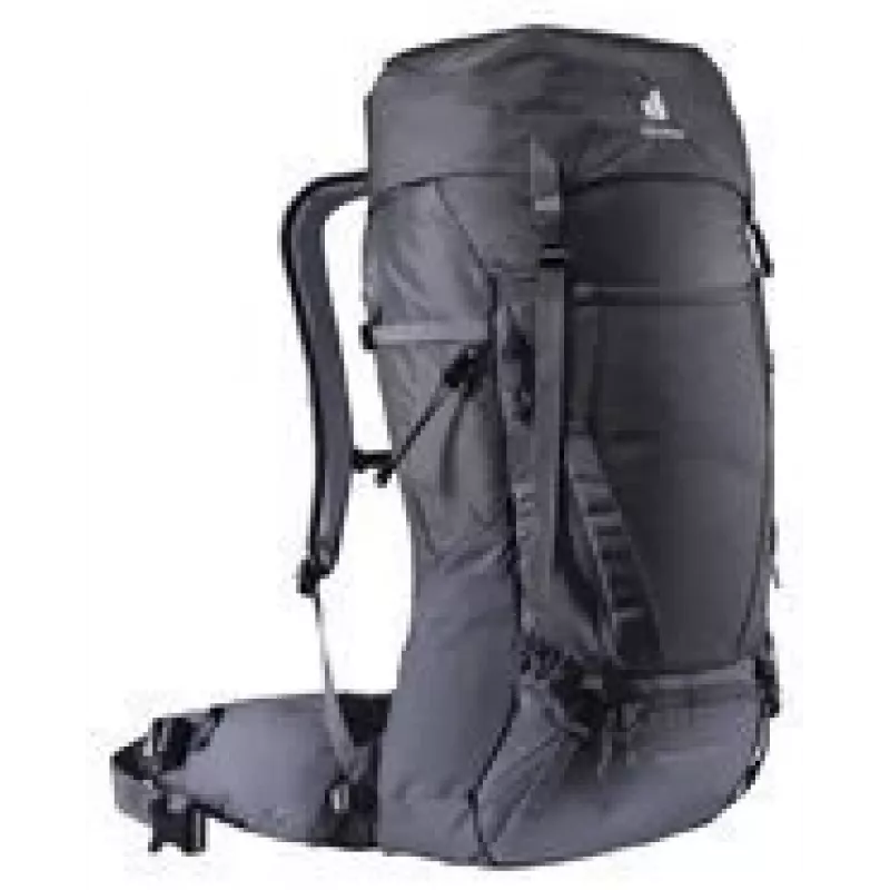 Mugursoma DEUTER Futura Air Trek 45 L — unisex alpīnisma soma, 45 L (paplašināma līdz 55 L), 2 kg, augšējā ielāde, melna