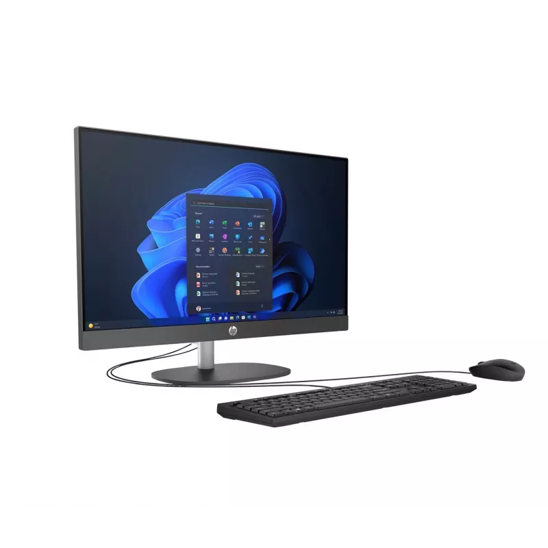 Viss vienā dators HP ProOne 240 G10 23,8 collas FHD IPS, Intel Core Ultra 7 155U, 16 GB DDR5 5600, 512 GB NVMe, Intel UHD, 5 MP privātuma kamera, Windows 11 Pro