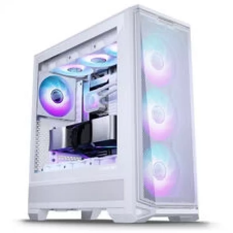 PHANTEKS Eclipse G400A PC korpuss + Glacier M25 Gen2 AiO šķidruma dzesēšana - Balts