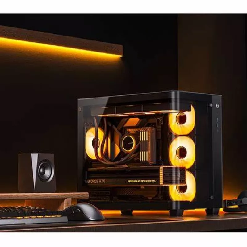 Datora korpuss Jonsbo TK-3 ATX melns