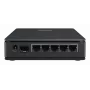 MikroTik hAP ax S maršrutētājs — divjoslu 2,4/5 GHz, 1800 Mbit/s, 5x Ethernet (iesk. 2,5G), PoE, melns