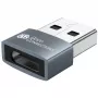 Good Connections adapteris USB 2.0 spraudnis A uz USB-C ligzdu alumīnija korpusā pelēks (USB-AD203)
