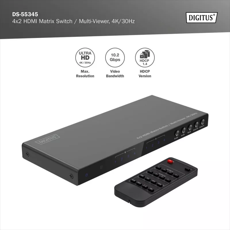 Video slēdzis (HDMI) DS-55345