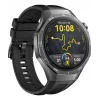 Viedpulkstenis HUAWEI WATCH GT5 Pro 46mm — 1,43 collu AMOLED, GPS, 524 mAh, titāna korpuss, melna siksniņa