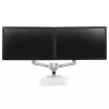 ERGOTRON LX Dual Side-by-Side Arm sudrabaini pulēts alumīnijs