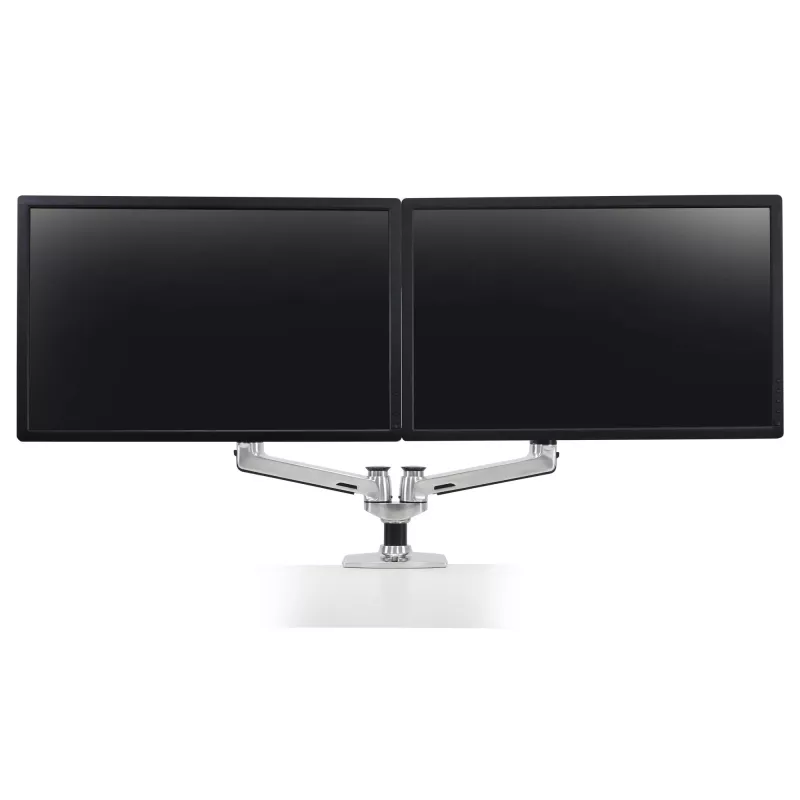 ERGOTRON LX Dual Side-by-Side Arm sudrabaini pulēts alumīnijs