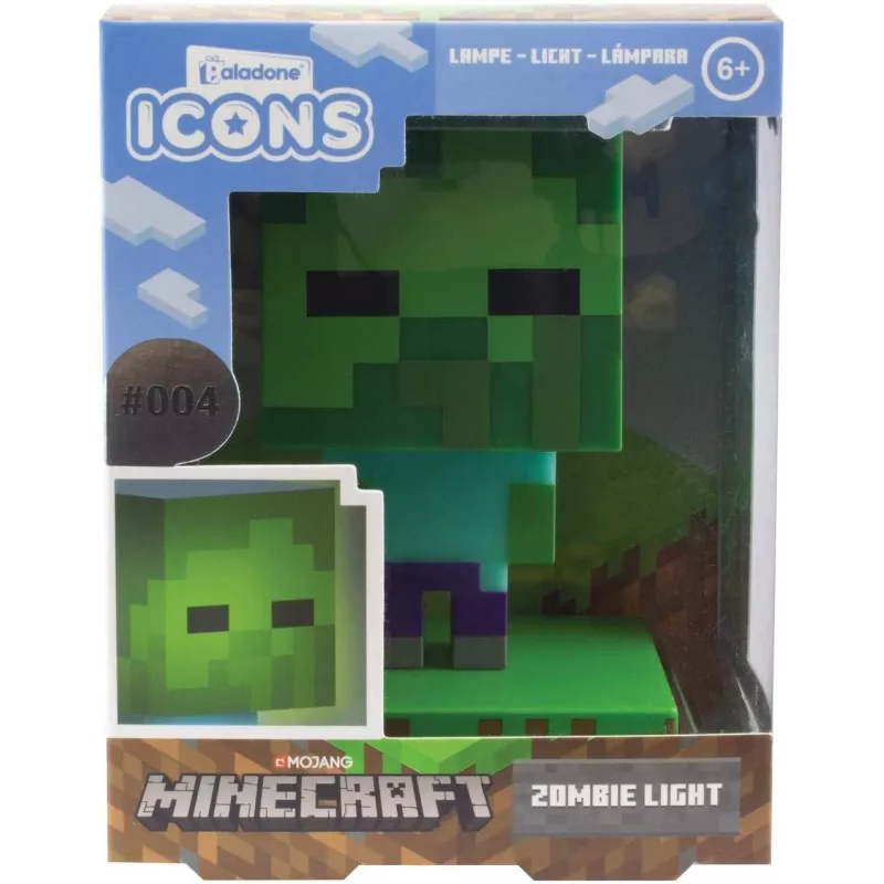 Galda lampa Paladone Light Paladone Minecraft Zombie Light PP6592MCFV4 LED