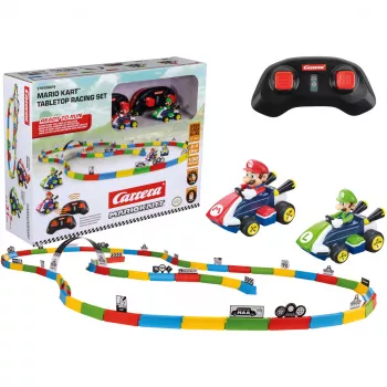 CARRERA RC galda sacīkšu Mario komplekts 370430015 – 2,4 GHz galda RC Mario & Luigi