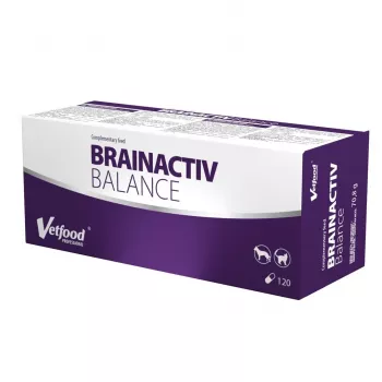 Vetfood Brainactiv Balance papildbarība suņiem un kaķiem, 120 kapsulas