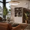 Skapis Cama Meble LIVERTI grāmatu plaukts 100×420×1705 mm kašmira krāsā