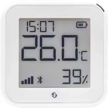 Temperatūras un mitruma sensors Shelly H&T Gen3 Wi‑Fi balts