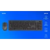 Savio KB-03 tastatūra ar peli, mājām/birojam, USB, QWERTY, US English, melna