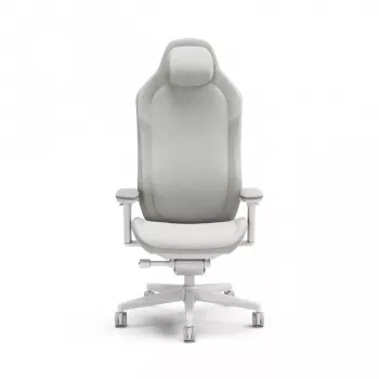 Fractal Design FD-CH-RE1F-02 spēļu krēsls, PC spēļu krēsls, polsterēts sēdeklis, balts