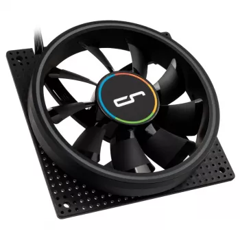 Fan Cryorig Crona S 120 mm Melns — 400–1700 RPM, 16.5–29.7 dB, 60.6 CFM, 2.65 mmH₂O