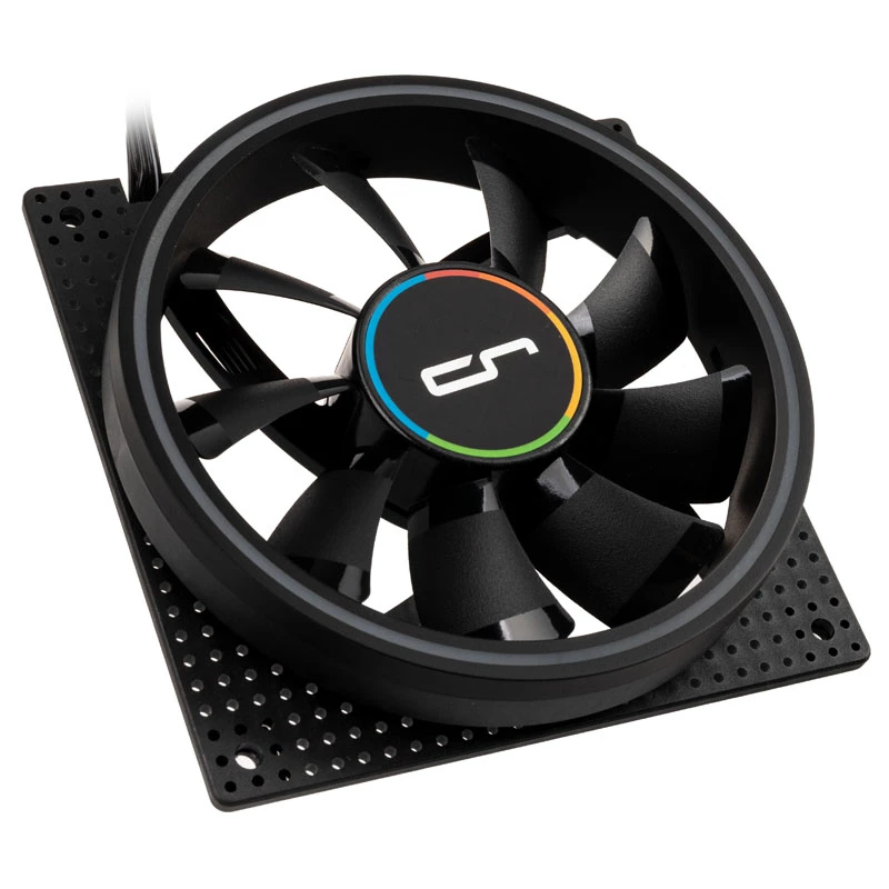 Fan Cryorig Crona S 120 mm Melns — 400–1700 RPM, 16.5–29.7 dB, 60.6 CFM, 2.65 mmH₂O