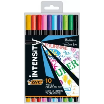 BIC Fineliners INTENSITY FINE BCL daudzkrāsains, 10 krāsu komplekts CEL1011727