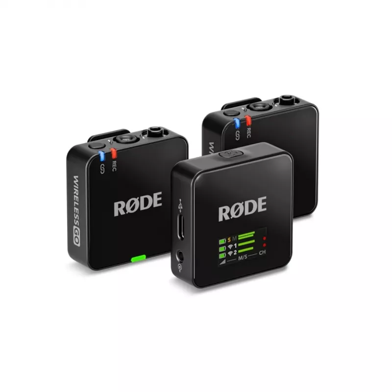 Rode Wireless Go Iii 3. paaudzes kompakta bezvadu mikrofonu sistēma, melna