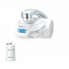 BRITA krāna ūdens filtrs modelis 1.2023.0413, 3 režīmi, 5-pakāpju kārtridžs, 600 L tilpums, balts, 5 krāna adapteri