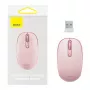 Bezvadu pele Baseus F01B Tri-mode 2.4G BT5.0 1600 DPI (rozā)