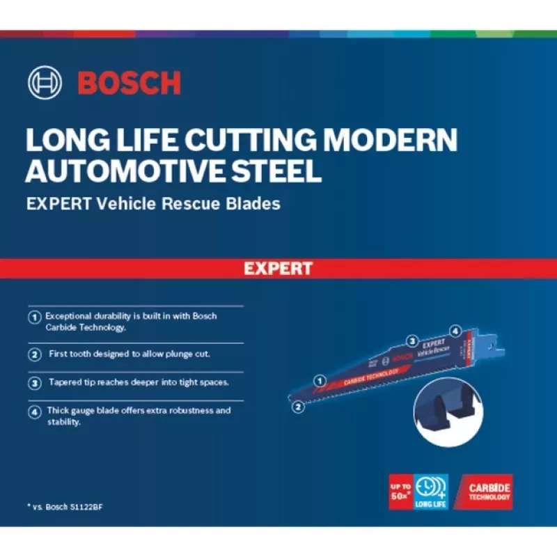 Bosch Expert 2608900379 zāģa asmens virzuļzāģim Augsta oglekļa tērauda (HCS) 10 gab.