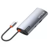 USB-C centrmezgls Tellur TLL321061 ar PD 3.0 100W, HDMI izeju un 3× USB 3.0 portiem