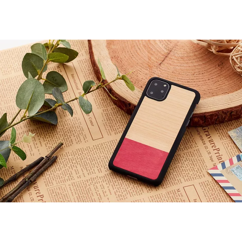 Viedtālruņa maciņš man and wood iPhone 11 Pro, melns, mismatch dizains
