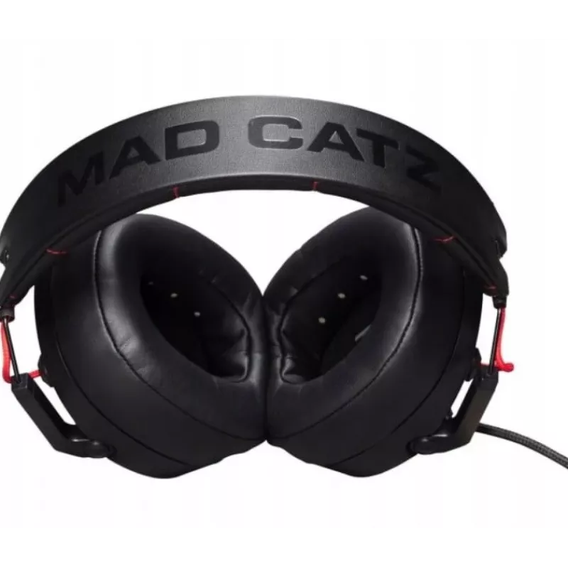 Austiņas mad-catz P.I.L.O.T. 3 — vadu binokulārās spēļu austiņas, 3,5 mm, 50 mm draiveri, 105 dB jutība, melnas
