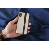 Viedtālruņa maciņš man and wood iPhone X/XS — melna āda