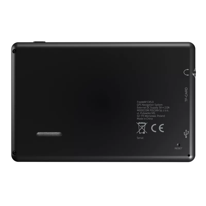 Modecom FreeWAY CX 5.0 auto navigācija ar iGO/MiGO Navigation Truck Europe, 1 gada atjauninājums
