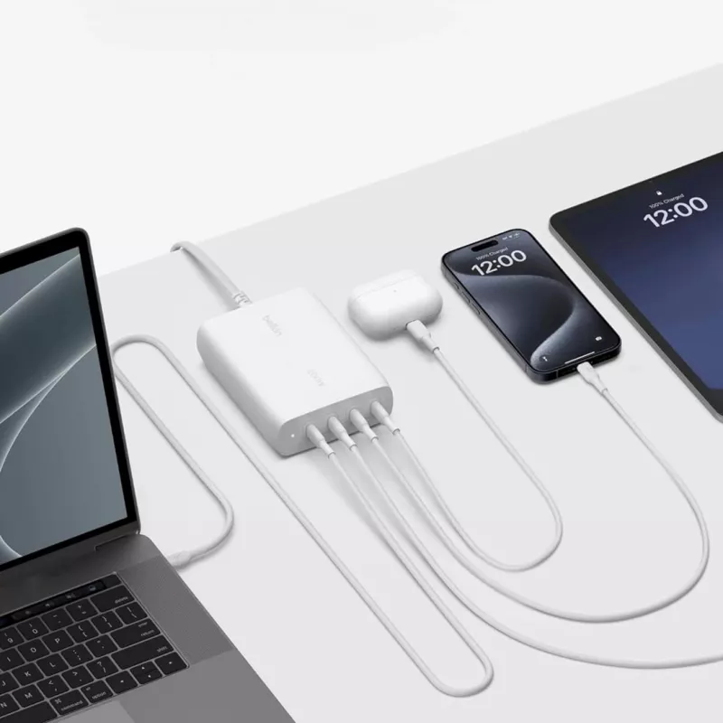 Belkin WCH010VFWH mobilās ierīces lādētājs Balts Iekštelpām