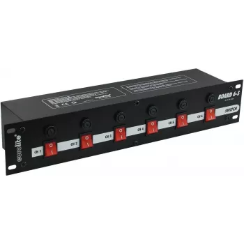 Strāvas sadalītājs EUROLITE Board 6-S ar 6 rozetēm — EUROLITE modelis 70008275