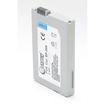 Baterija extra digital BP-208 7.2V 2000mAh Canon kamerām