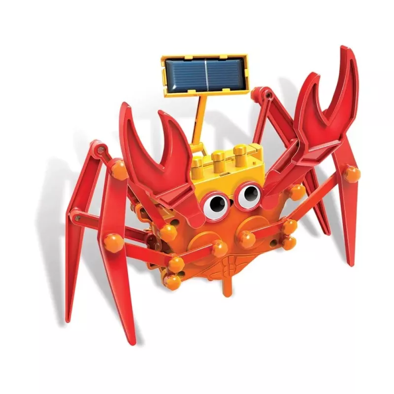 4M zaļa Science Hybrid Crabot - Saules enerģijas rāpojošā krabja komplekts - bērniem no 5 gadu vecuma
