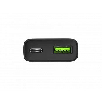 Strāvas adapteris NATEC Ribera NUC-2377 — 1×USB-A, 1×USB-C, 3 A izeja