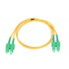Extralink Patch Cord SC/APC-SC/APC, vienmoda, duplekss, G657A, 3mm, 2m