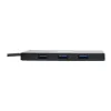 4-Portu īpaši plāns pārnēsājams USB 3.0 SuperSpeed centrmezgls U360-004-plāns