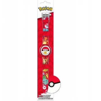 Bērnu rokas pulkstenis Euroswan Pokemon modelis POK4374 — bērnu analogs/digitāls pulkstenis