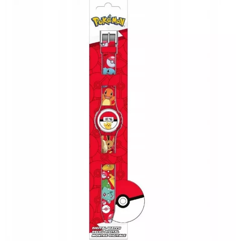 Bērnu rokas pulkstenis Euroswan Pokemon modelis POK4374 — bērnu analogs/digitāls pulkstenis