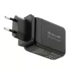 Wall Charger Tellur TLL151451 65W, 3-port (2x USB-C, 1x USB-A)