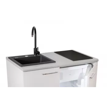 Iebūvējamais ledusskapis MPM SMK-02, 50 L, energoefektivitātes klase E, melns, A 940 × P 1000 × D 600 mm