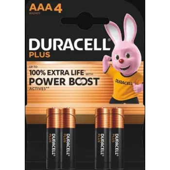Duracell Plus vienreizlietojamā baterija AAA sārma